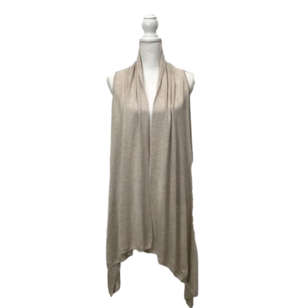Ryu anthropologie sleeveless beige kimono